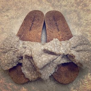 Lucky Brand cork sandals